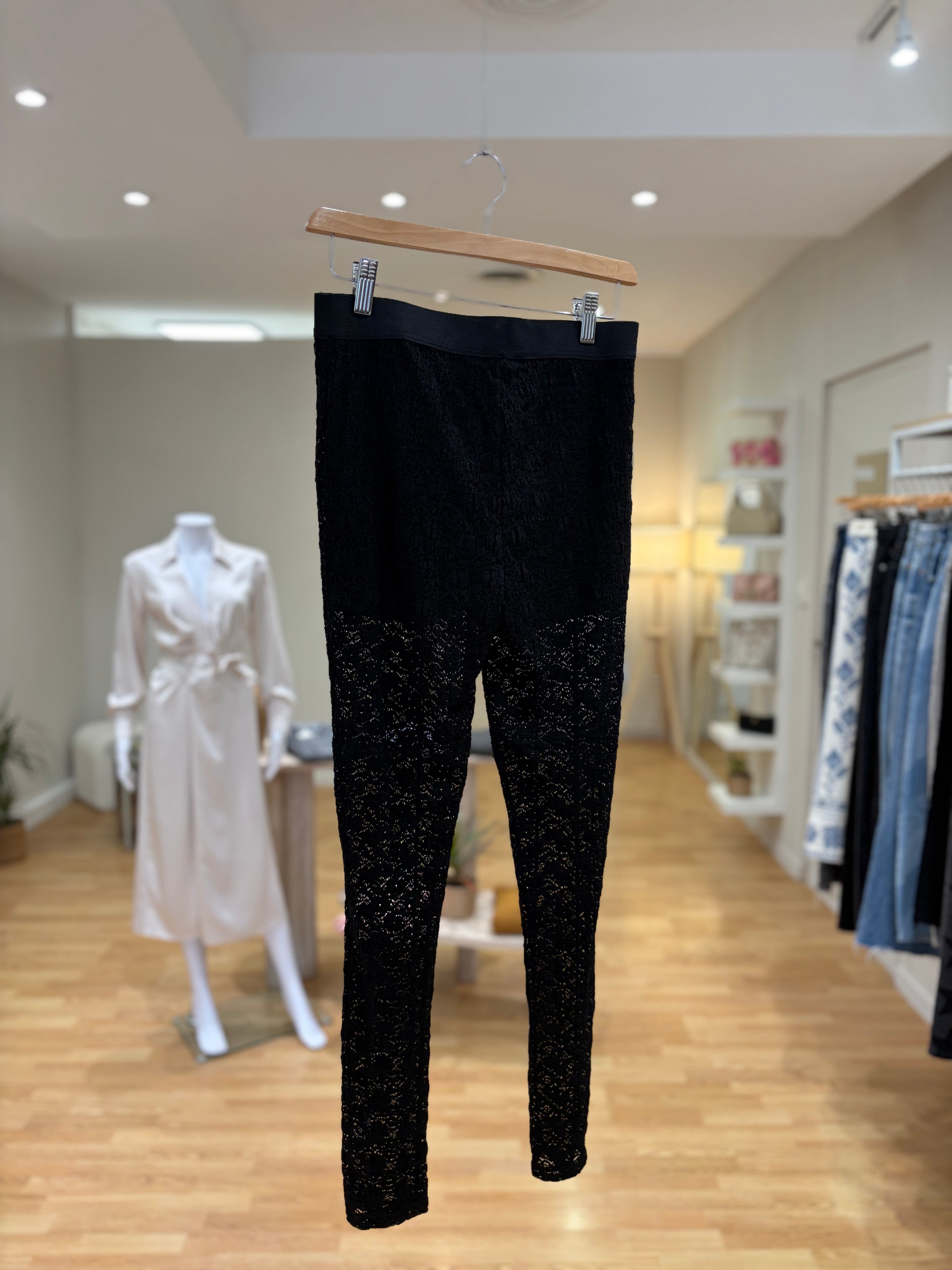 Legging Maje en dentelle